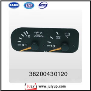 Dongfeng EQ1290 Oil pressure and voltage combinations table 38200430120